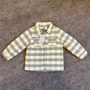 Tommy Bahama Olive and Cream Checkered Jacket